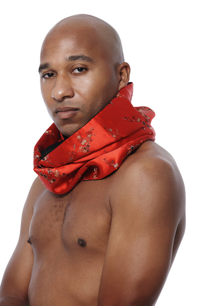 Asian Print Infinity or Traditional Scarf