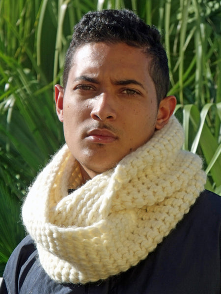 Chunky Merino Snood Long
