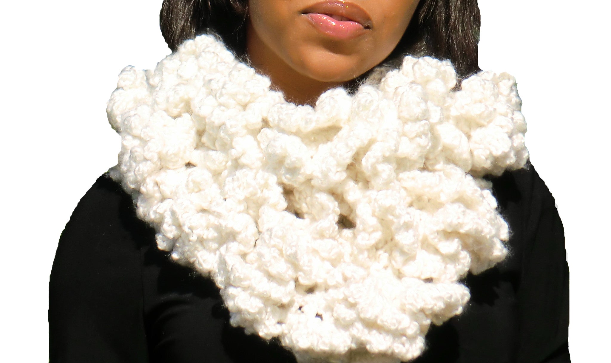 Coral Infinity Scarf